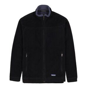 Men’s Patagonia Black Synchilla Full Zip Up Jacket, Size XXL